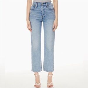 Aritzia Denim Forum The Arlo High Rise
Straight Jeans Blue Sz 24
